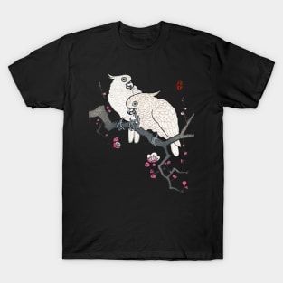 Sakura parrots T-Shirt